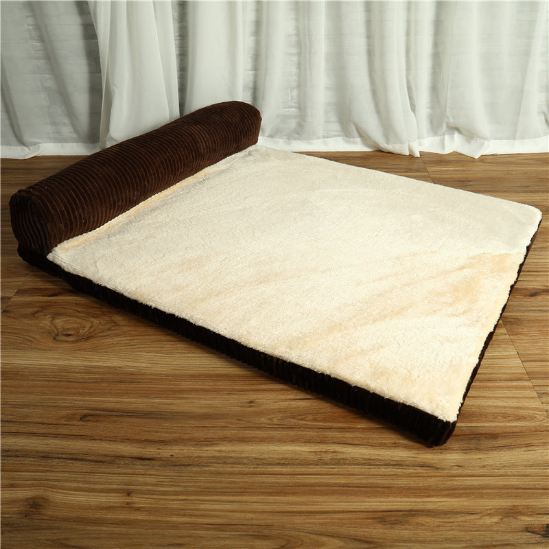 Pet Dog Bed | Corduroy Pet Sofa | Aliyya.Store