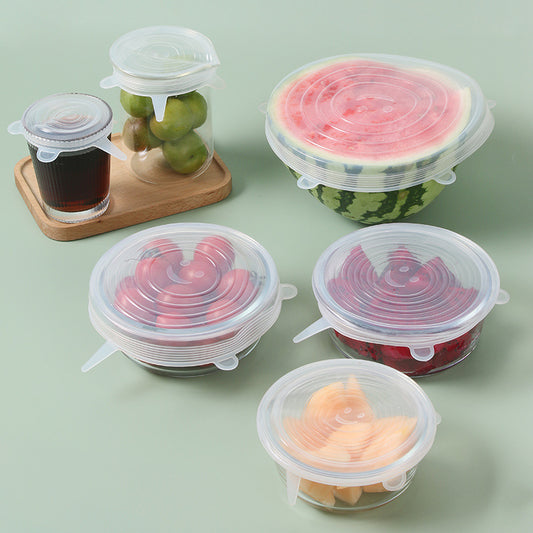 6PCS Silicone Stretch Lids | Aliiya.Store