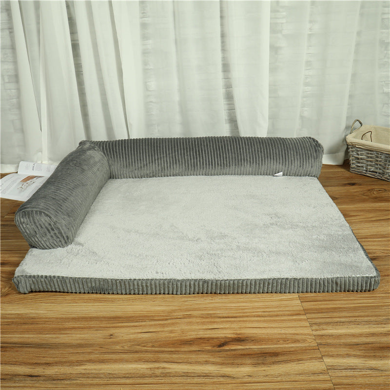 Pet Dog Bed | Corduroy Pet Sofa | Aliyya.Store