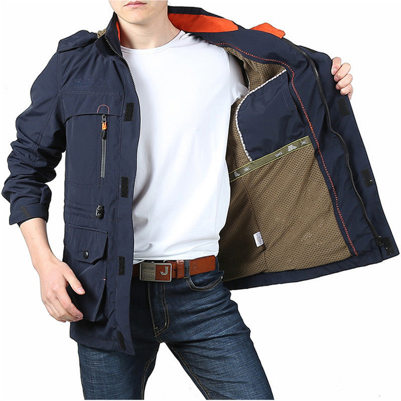 Men's Hooded Outdoor Jacket | Aliyya.Store